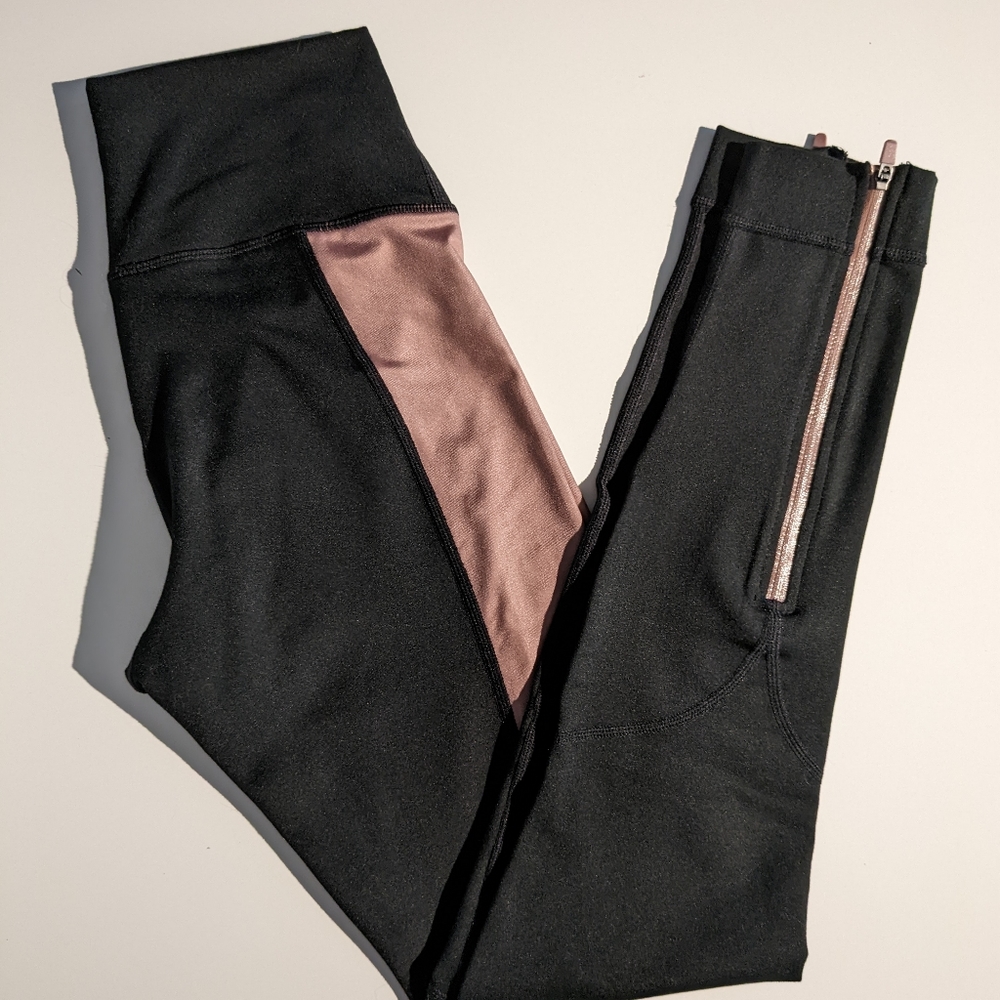Fabletics leggings with zippers